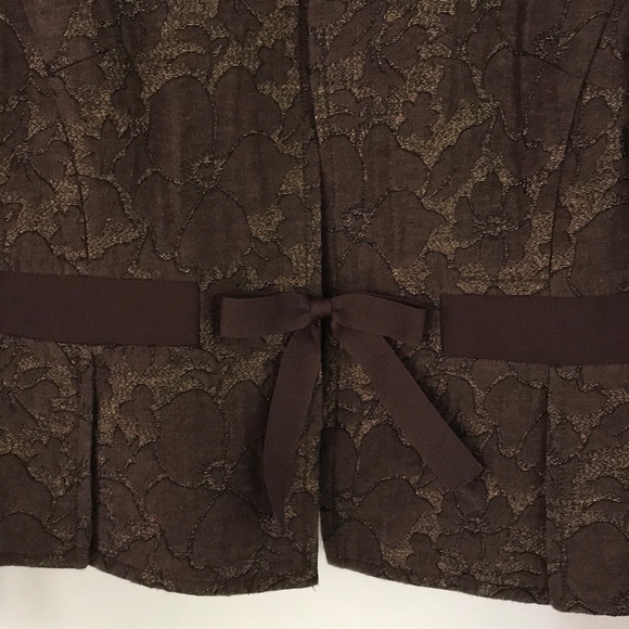 Albert Nipon beautiful metallic cocktail blazer 😍 - Picture 3 of 8